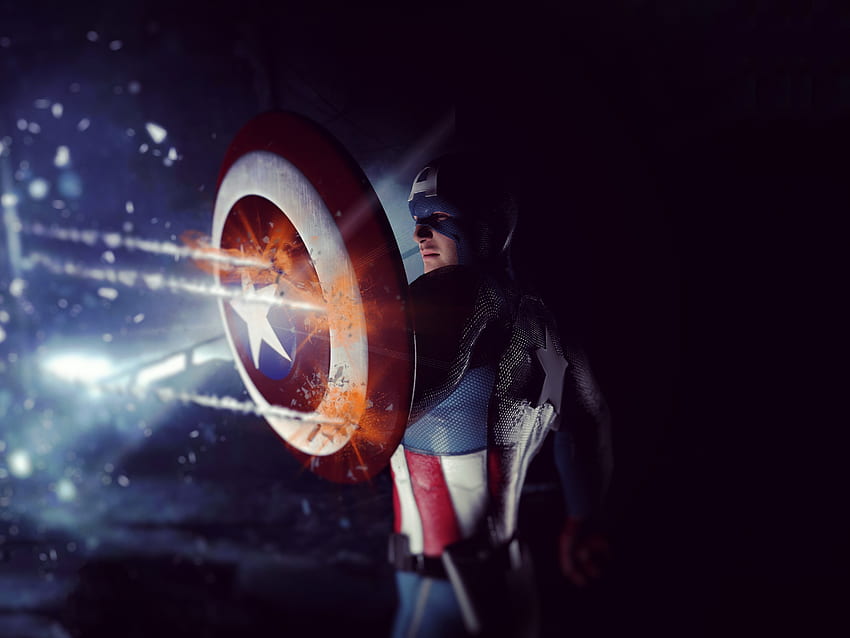 캡틴 아메리카, 방패, 겨울 군인, 삽화 HD 월페이퍼