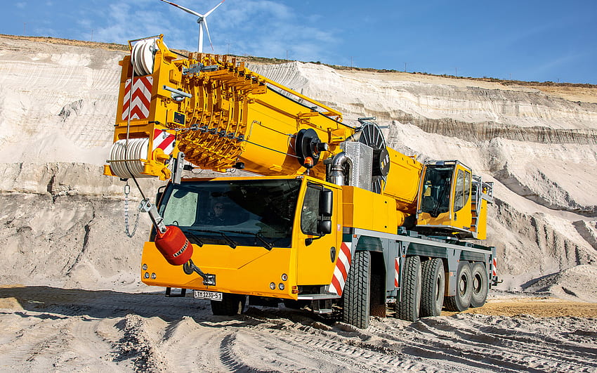 Liebherr LTM 1230-5-1, R, mobile cranes, 2022 cranes, construction machinery, special equipment, construction equipment, Liebherr HD wallpaper