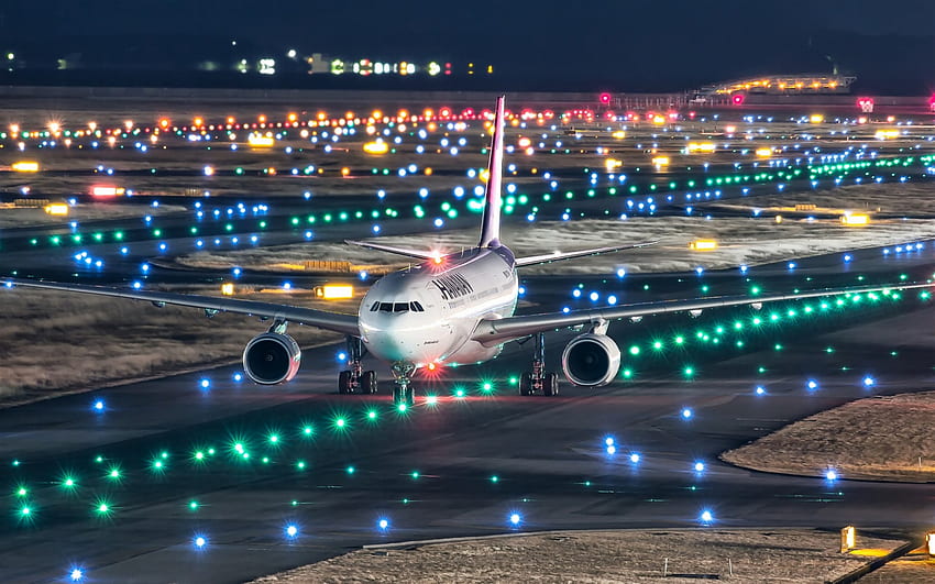 Airbus A330 200, Kansai International, Airport HD wallpaper