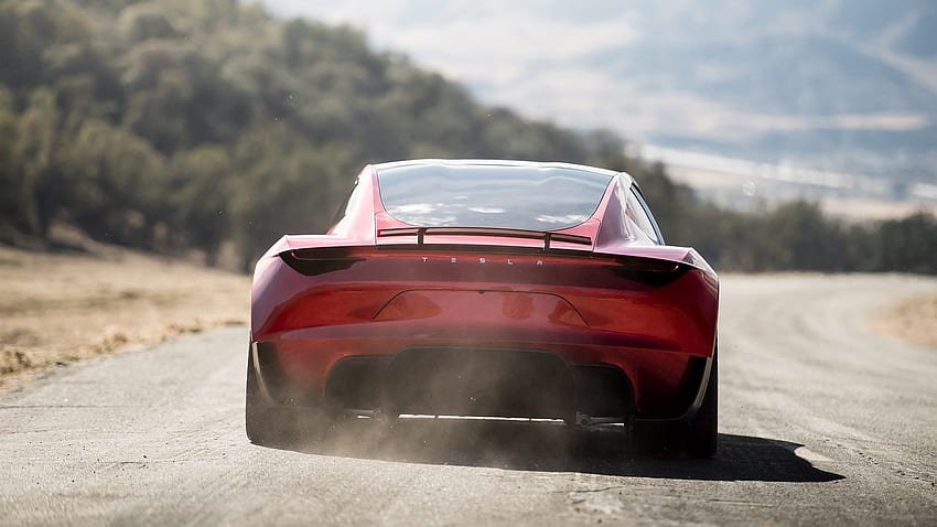 Фон на Tesla Roadster - висока разделителна способност, Tesla Ultra HD тапет