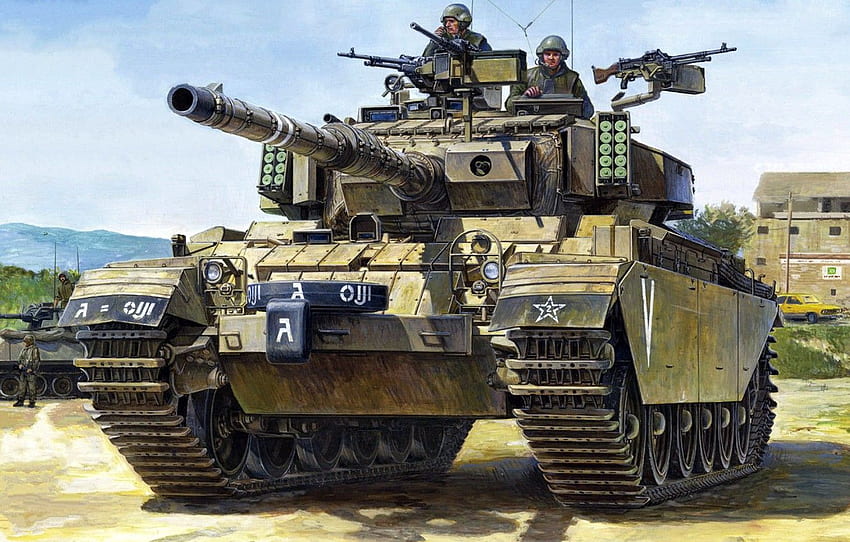 Centurion, char moyen britannique, Tsahal, Israélien Fond d'écran HD