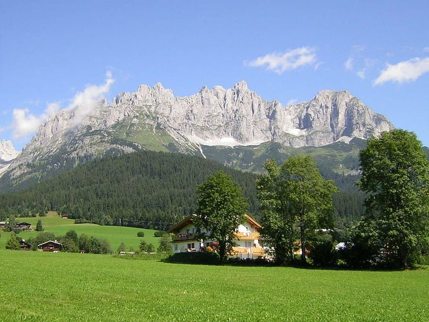 Tirol'de Ellmau zu Wilder Kaiser'de Bild Wilder Kaiser HD duvar kağıdı