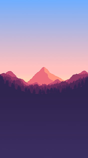 Mountain Minimalist Scenery 4K Phone iPhone Wallpaper #6160b