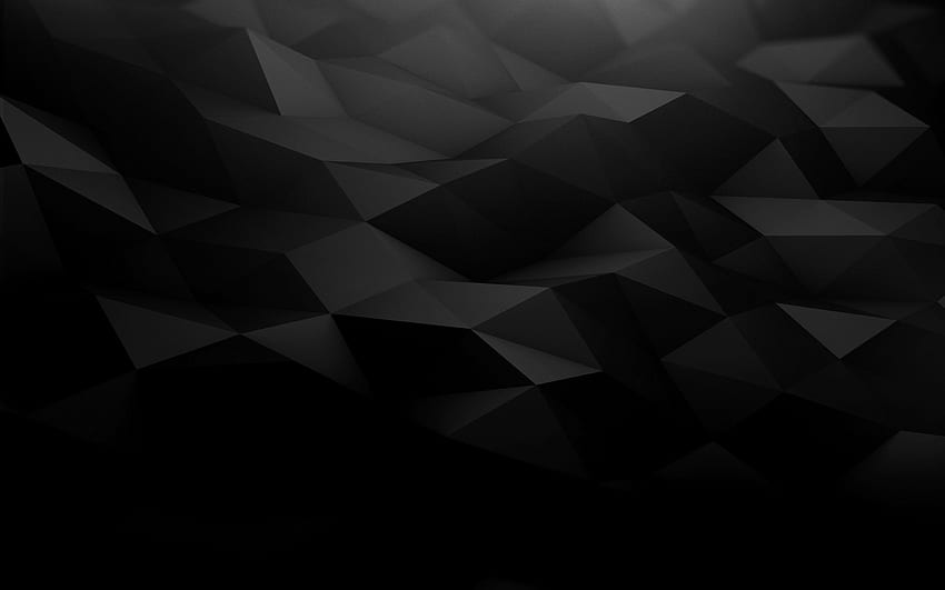 gradien hitam geometris - Wallpaper HD
