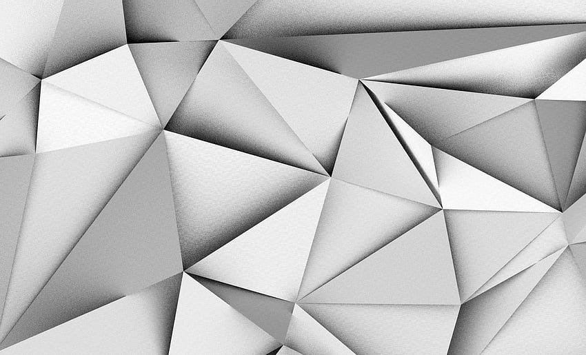 Geometric Background Triangle - & Background, Black White Geometric HD wallpaper
