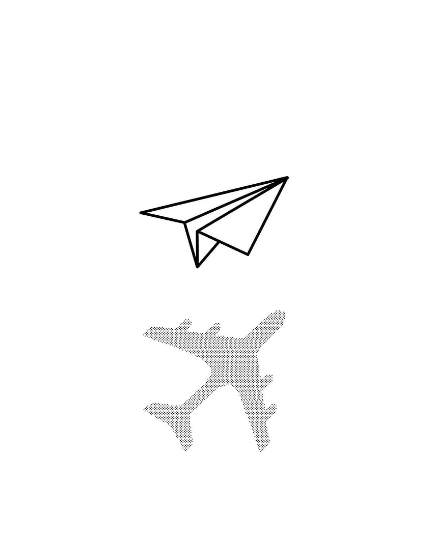 Paper Airplane Drawing - How To Draw A Paper Airplane Step By Step