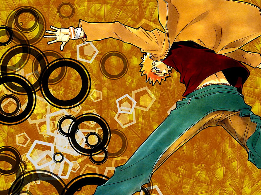 jump to you, circles, bleach, ichigo, anime, jump, orange HD wallpaper