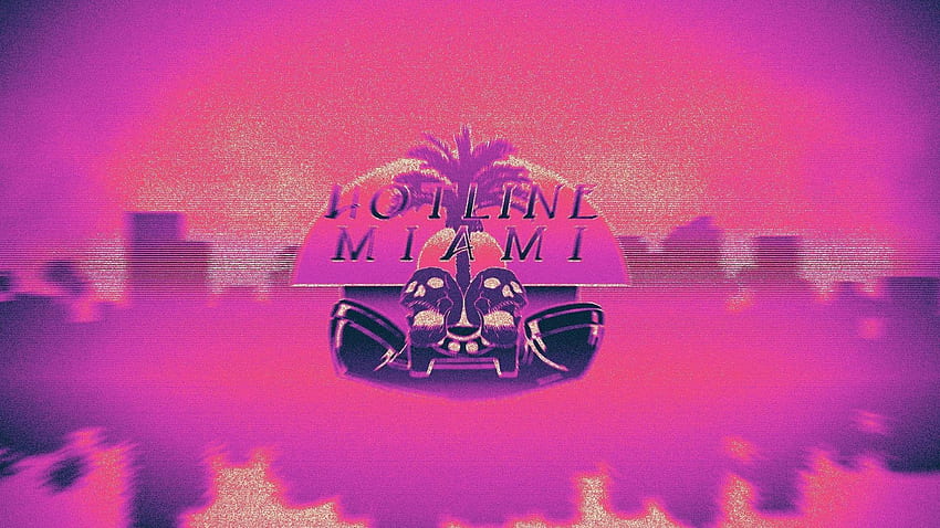 Hotline Miami Phone, Miami Pink HD wallpaper