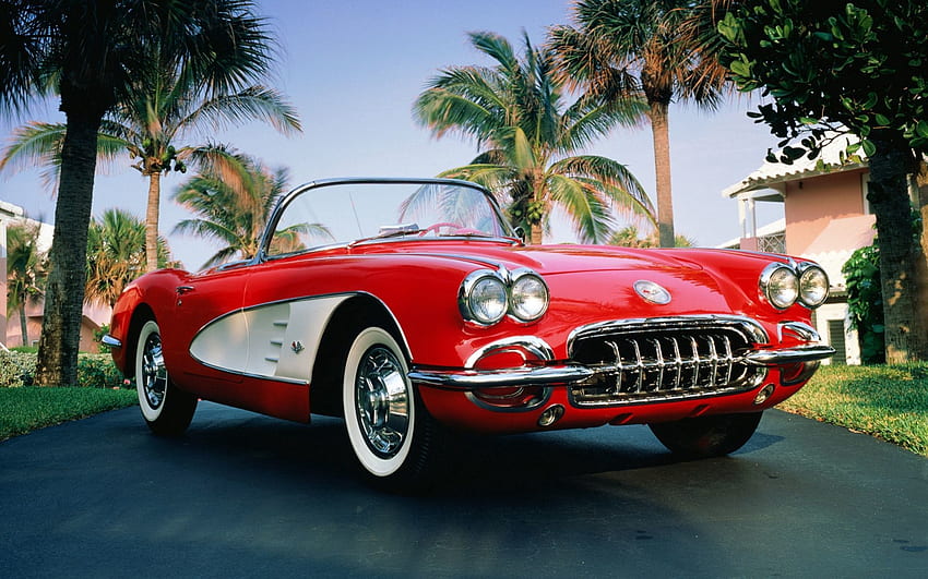 Авто, Chevrolet, Автомобили, Corvette, 1960 г HD тапет