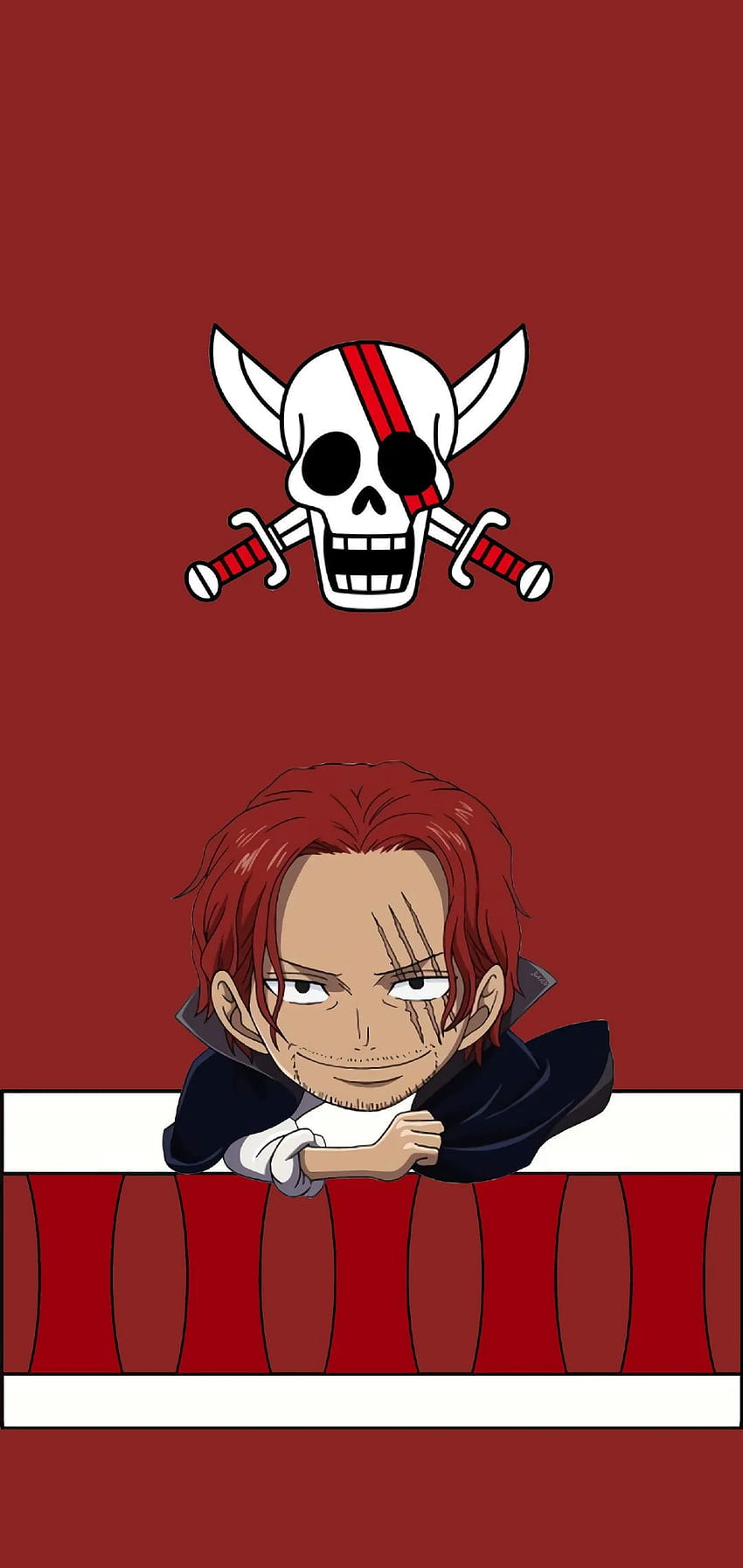 Red hair shanks ideas. red hair shanks, one piece anime, piecings, Red Hair Pirates HD phone wallpaper