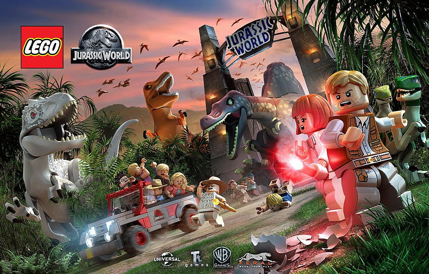 Dunia Jurassic Lego Wallpaper HD