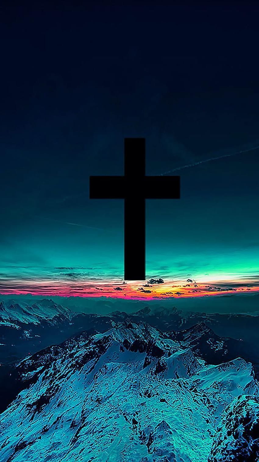 Jesus For iPhone, Pastel Cross HD phone wallpaper