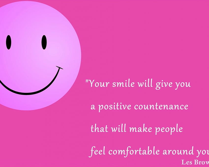 Smile Quotes HD wallpaper