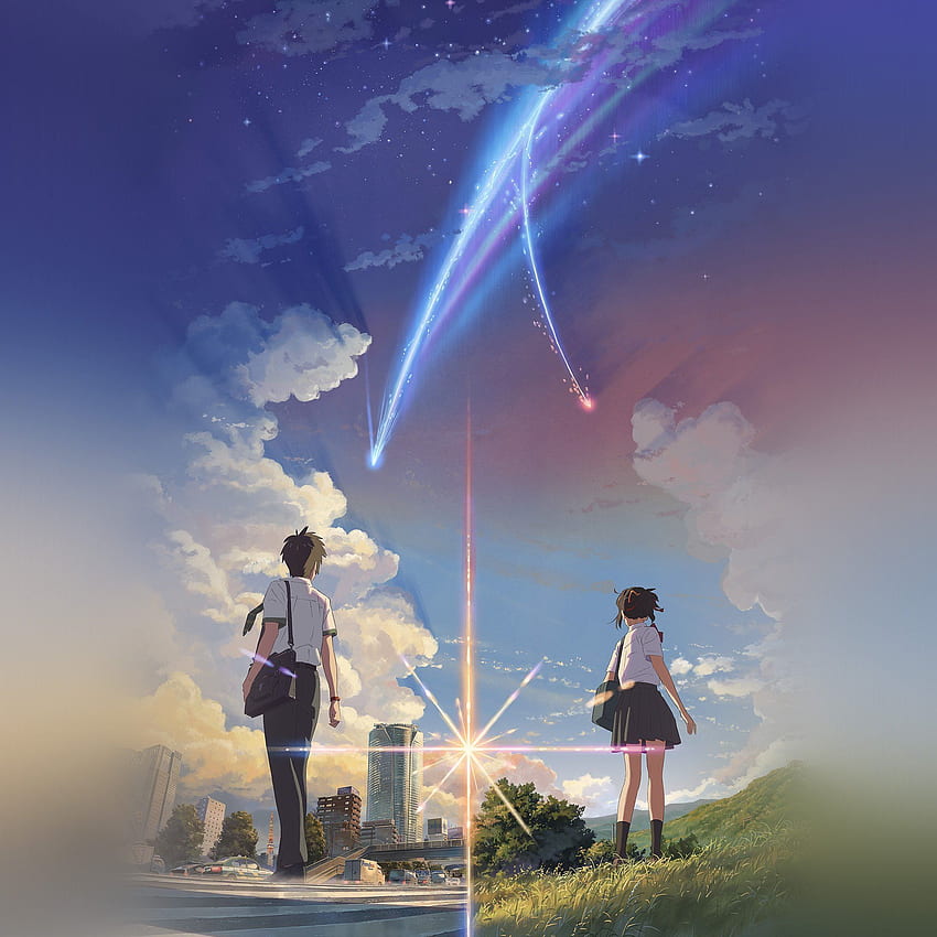 Boy And Girl Anime Art Spring Cute iPad Air , Anime Girl Spring wallpaper ponsel HD