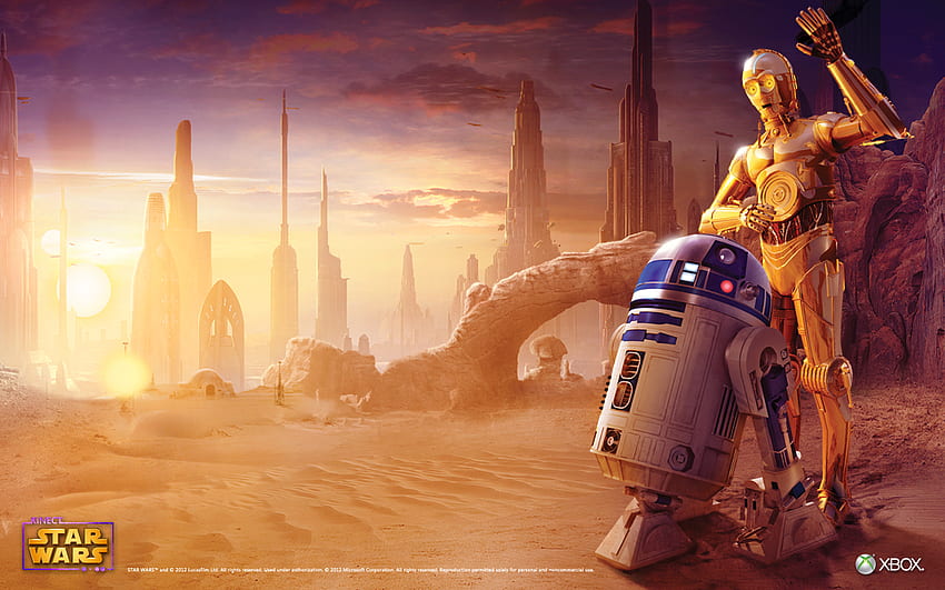 Coruscant Skyline - Star Wars Droids Background HD wallpaper