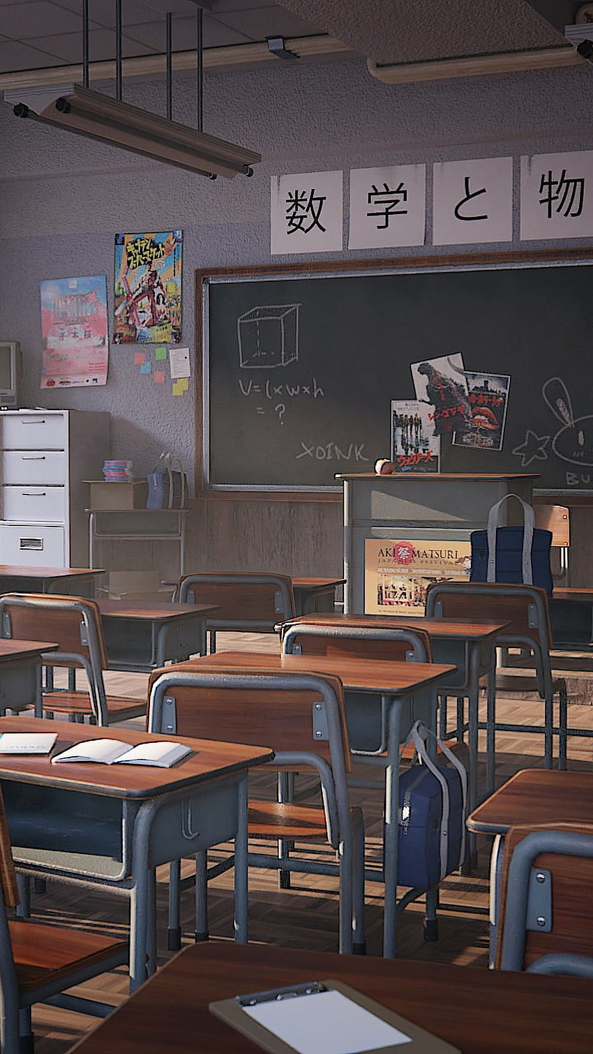 ArtStation - Anime Classroom-demhanvico.com.vn