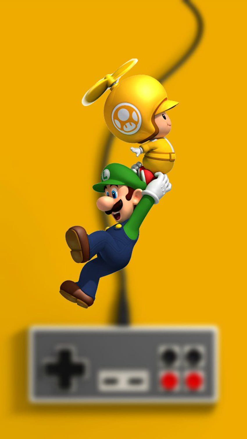 New Super Mario Bros Wii Artwork HD phone wallpaper