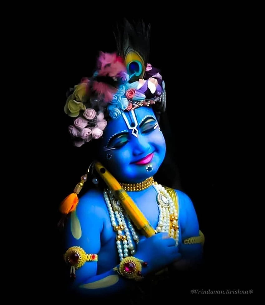 Gefällt mir, 9 Kommentare - मेरे प्यारे राधे कृष्ण auf Instagram: „गिरने में को. Lord Krishna, süßer Krishna, kleiner Krishna HD-Handy-Hintergrundbild
