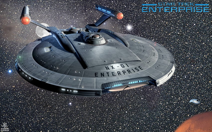 U.S.S. Enterprise NX-01, space, enterprise, star trek, sci fi HD wallpaper