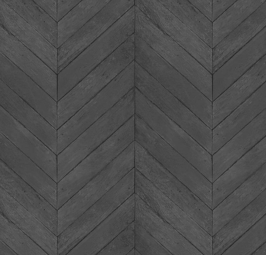 Dark Charcoal Chevron Wood Maskulin Kontemporer Wallpaper HD