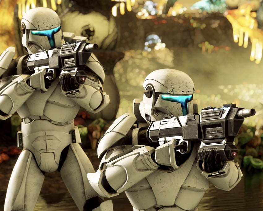 Download Legion of Clones join forces in Star Wars Republic Commando  Wallpaper  Wallpaperscom
