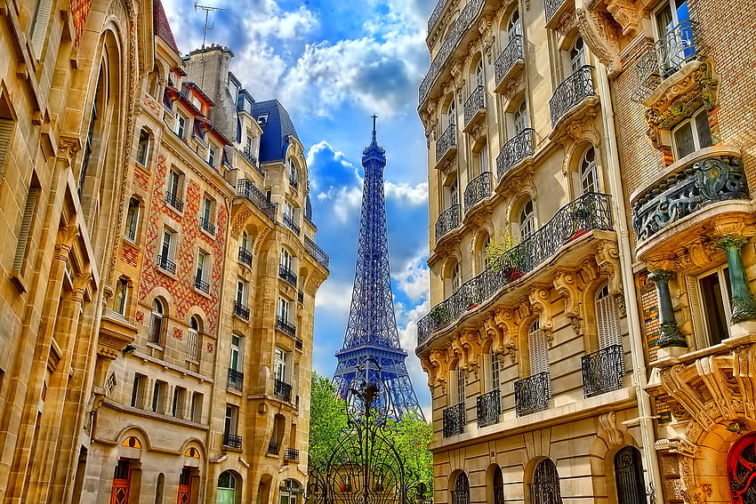 Cidades, Paris, Torre Eiffel, Edifício, França papel de parede HD