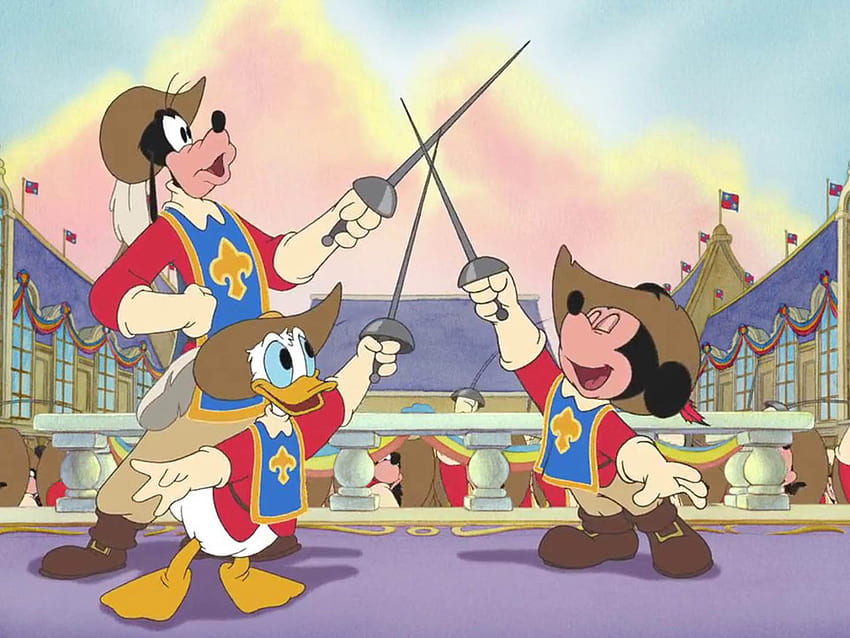 The Three Musketeers Mickey Donald Goofy For Your Computer HD wallpaper ...