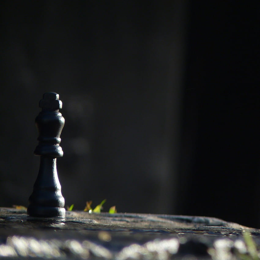 Rei Sozinho - Toque para ver mais xadrez exclusivo Papel de parede de celular HD