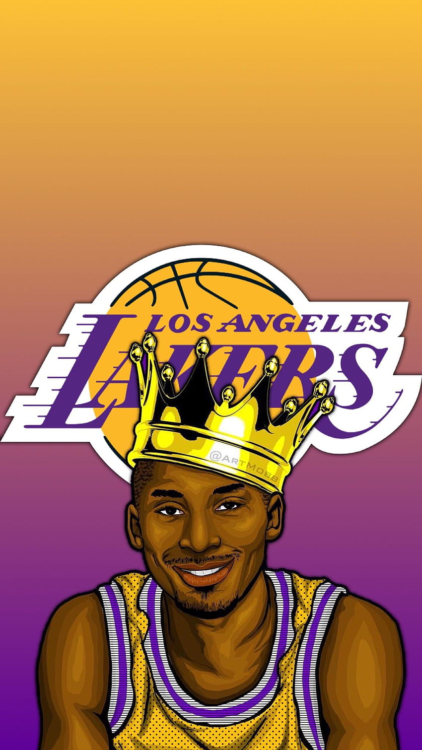 Made a Kobe ! : lakers, Lakers Cartoon HD phone wallpaper