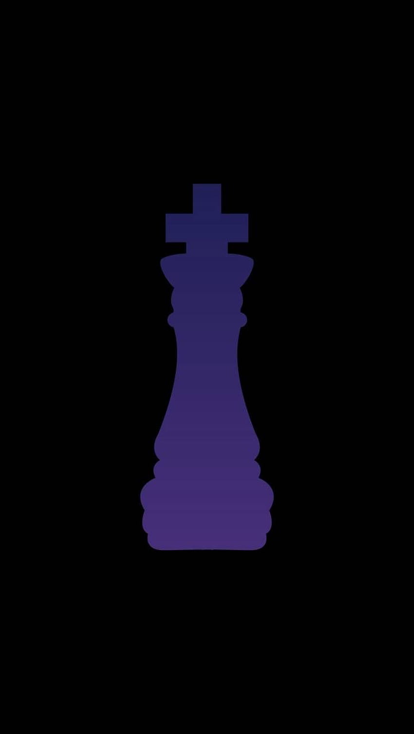 Minimal Chess KING HD phone wallpaper