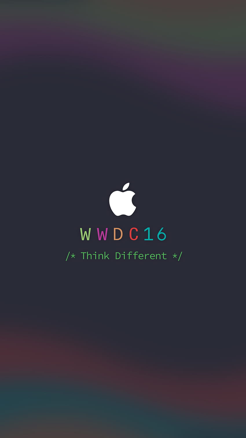 Apple WWDC 2016, piensa diferente fondo de pantalla del teléfono