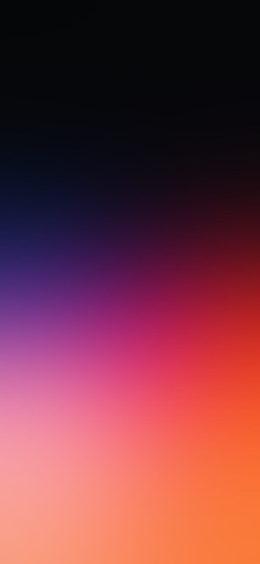 Prawdziwa czerń z kolorowymi przejściami. Ipod, tło Ombre, iPad, gradient zachodu słońca Tapeta na telefon HD