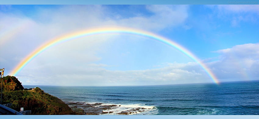 Somewhere over the rainbow -, Rainbow Beach HD wallpaper