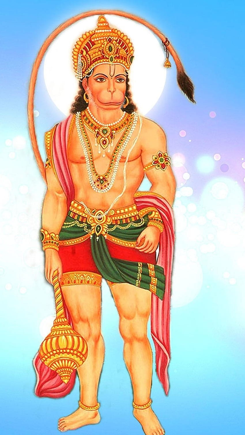 Jay Hanuman, Hanuman, Gada wallpaper ponsel HD