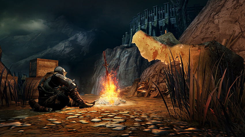 dari Dark Souls II, Dark Souls Bonfire Wallpaper HD
