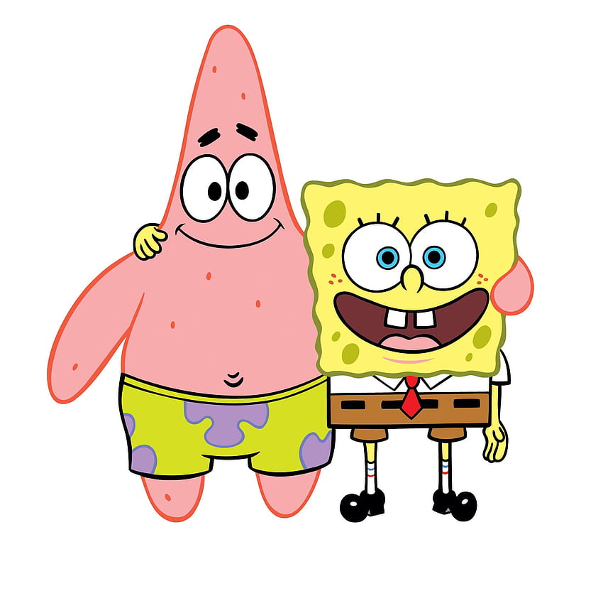 SpongeBob Kanciastoporty i Patryk na iPoda — Kreskówki Tapeta na telefon HD