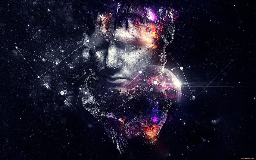 Eternal Love Man At 3D Data - Universe - - HD wallpaper