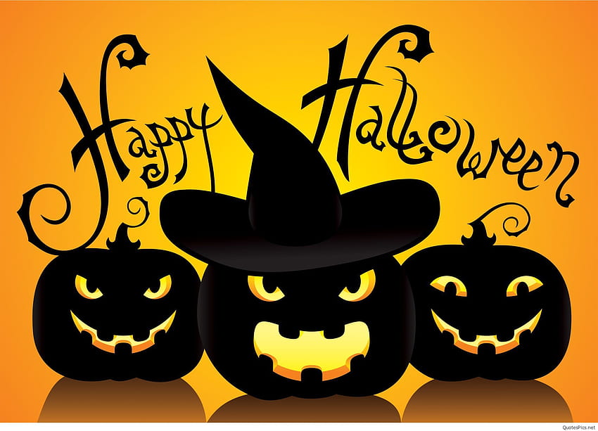Śliczne Wesołego Halloween, Śliczne Kreskówki Halloween Tapeta HD