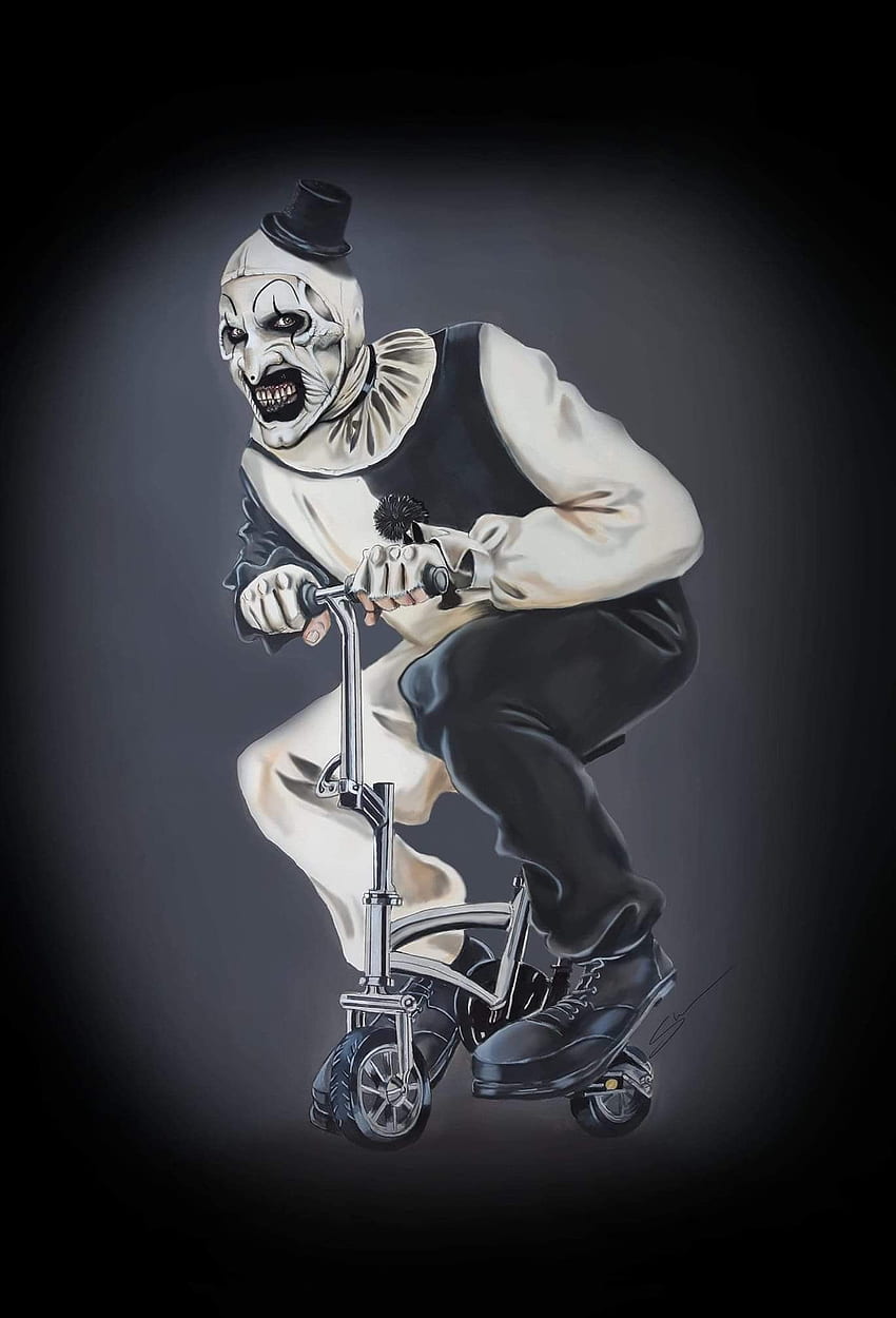 Awesome Art the Clown artwork, Terrifier HD phone wallpaper