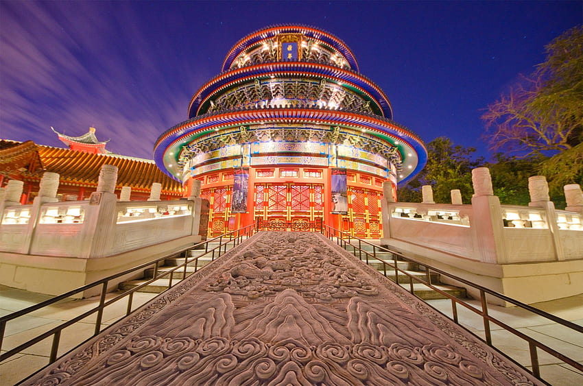 Epcot's China at Night - Blog Turístico de Disney fondo de pantalla
