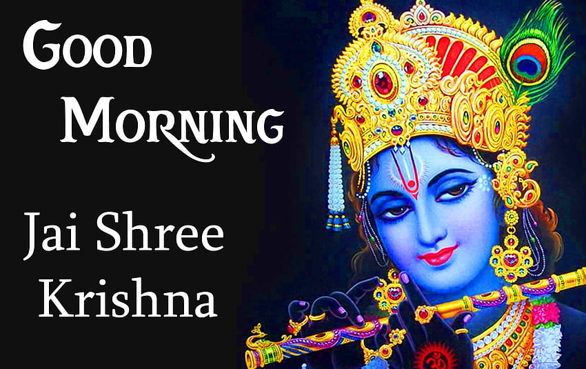 Jai shri krishna good morning HD wallpapers | Pxfuel