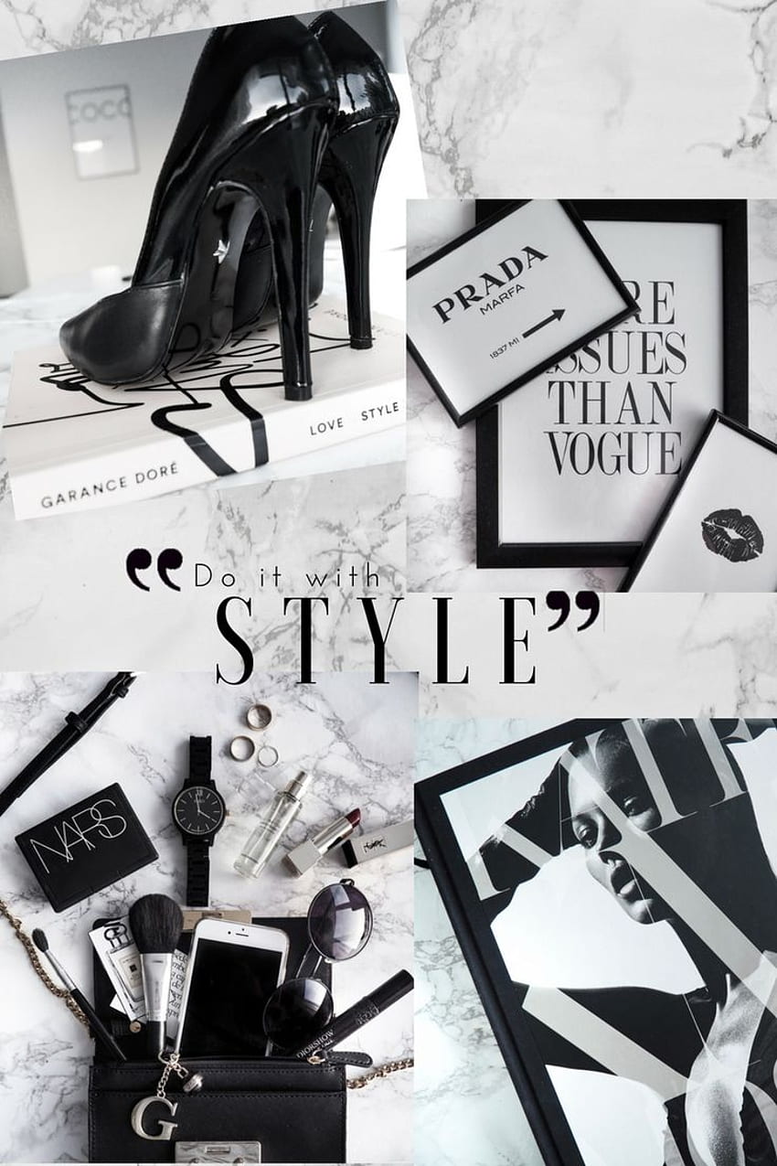 To Have Style You Have To Know Who You Are 3. Fashion , Collage Background,  IPhone Vintage, Black and White Fashion HD phone wallpaper | Pxfuel