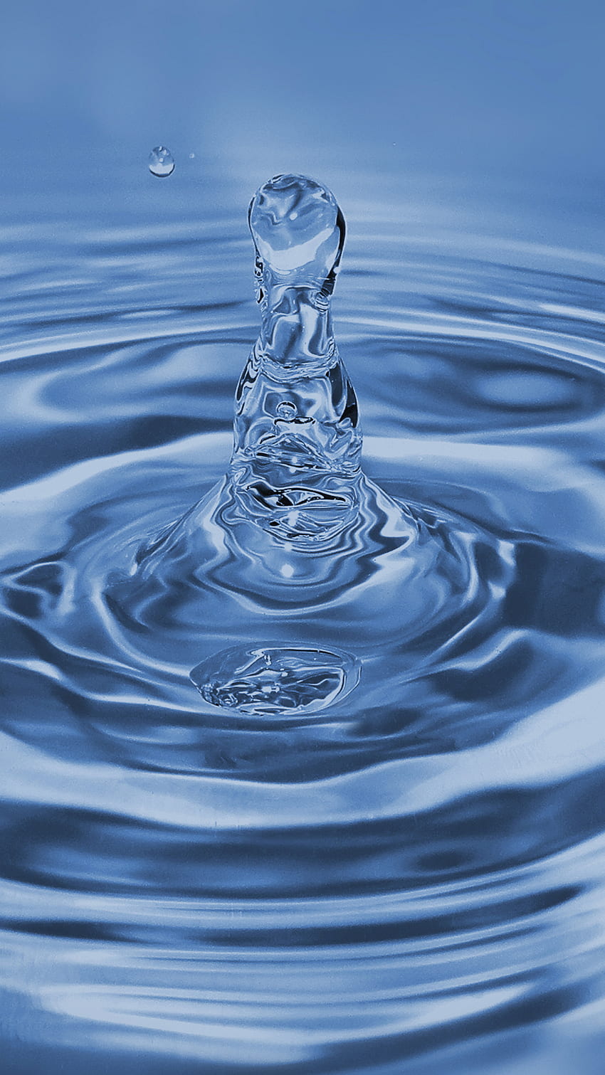 Water drip, drop, water drop, blue, sea HD phone wallpaper | Pxfuel