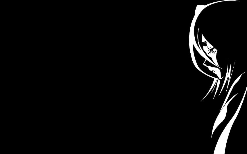 คุจิกิ rukia ฟอกขาวขาวดำ – Anime Bleach, 2560X1600 ขาวดำ วอลล์เปเปอร์ HD