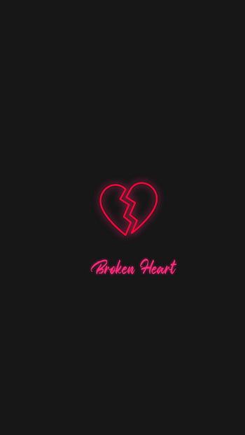 Black Broken Heart PNG Picture | PNG Mart