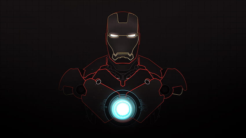 Pièce de poitrine Iron Man, Iron Man Arc Reactor Fond d'écran HD