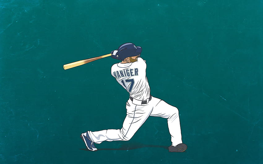 MLB 選手 - バット、素晴らしい野球の MLB 選手の背景 高画質の壁紙