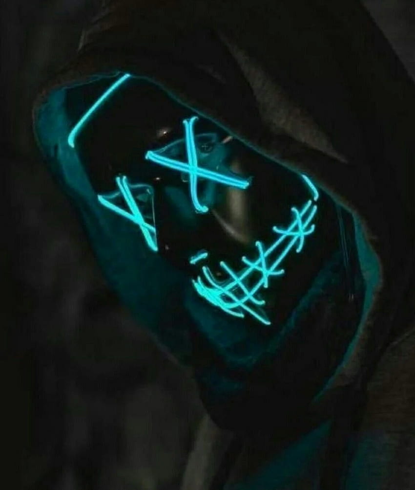 Pin By Rahul Sindhi On Mask In 2019 - Purple Led Purge Mask HD phone wallpaper