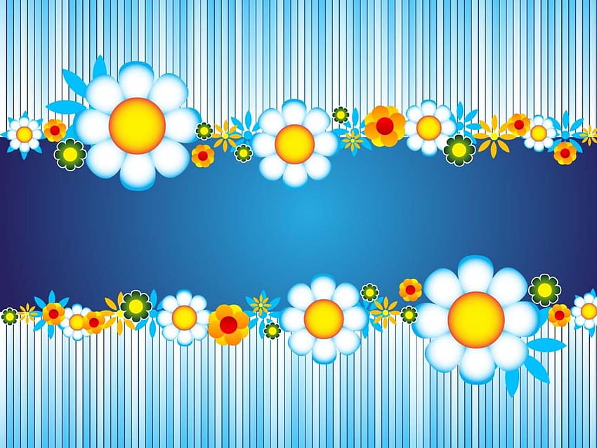 FLORAL AZUL, floral, azul fondo de pantalla