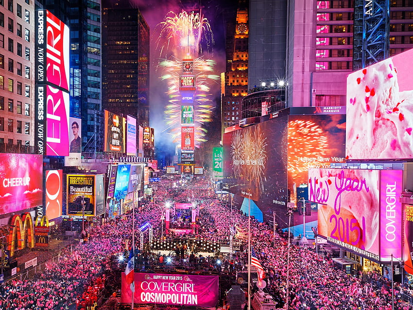 Times Square Di New York City, Usa, Malam - Times Square - , New York Time Square Wallpaper HD